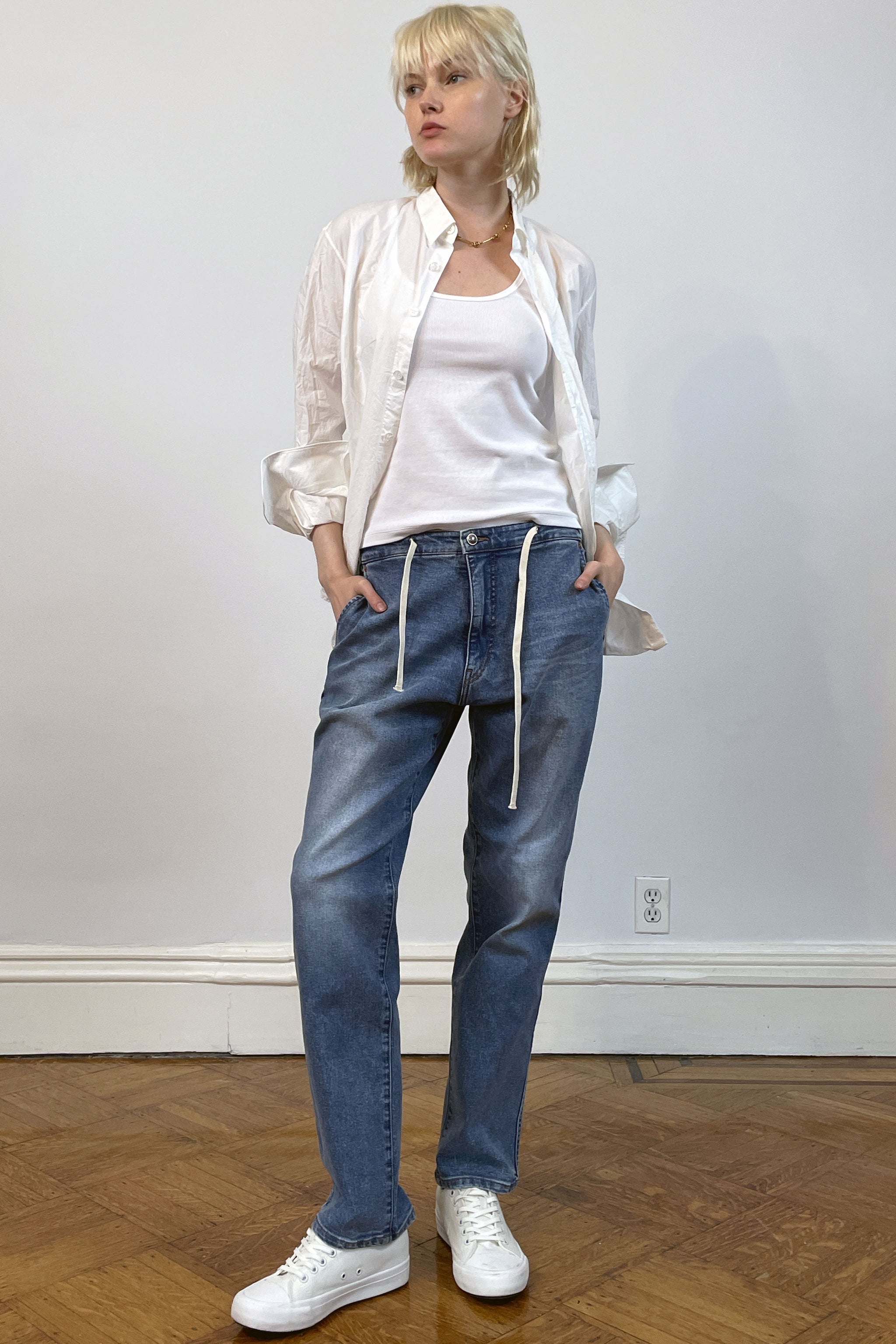 Women's Drawstring Jean – Unified Unlimited Women's Drawstring Jean – Unified Unlimited